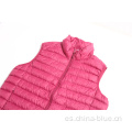 Chaqueta de chaleco de relleno ligero de damas